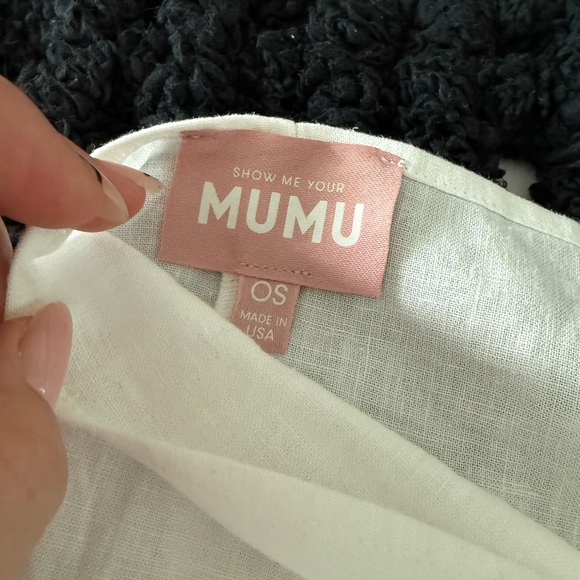 Show Me Your MuMu White Linen Sarong - Picture 3 of 4